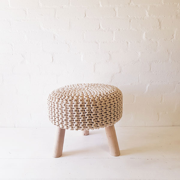 Macrame stool - <p style='text-align: center;'><strong>HOT NEW ITEM<strong></p>
<p style='text-align: center;'>R 150</p>