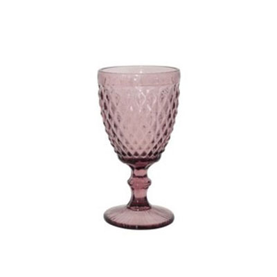 Bohemian Wine Glass Plum - <p style='text-align: center;'>R 6</p>