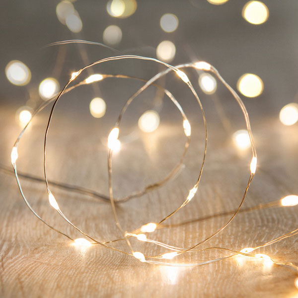 Wire Fairy Lights - 10m - <p style='text-align: center;'>R 50</p>