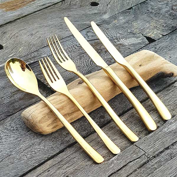 Bohemian Gold Cutlery 