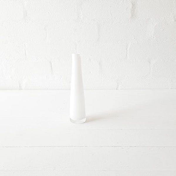 Cylinder Budvase White