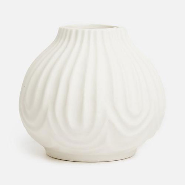 Porcelain Deco Budvase - Ivory 