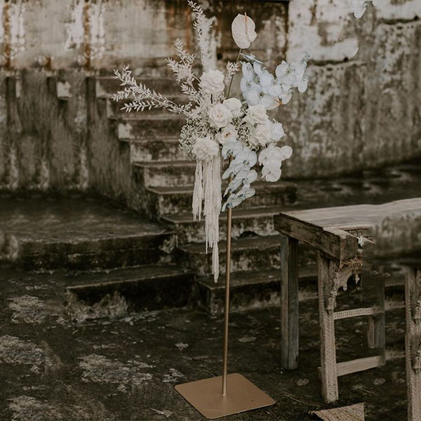 Rod Flower Decor Stand