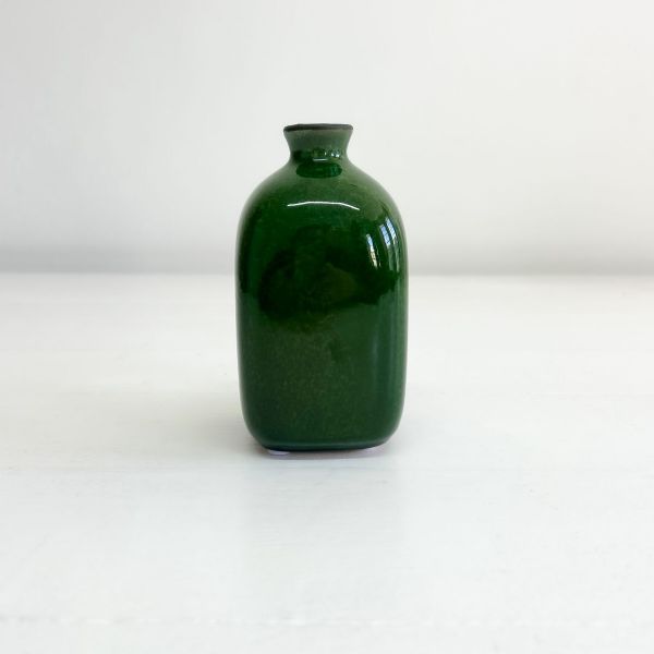 Glazed Green Posy Budvase 