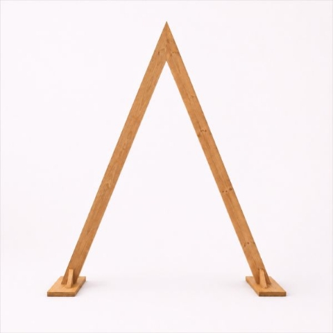 A Frame Triangle Wood Arch