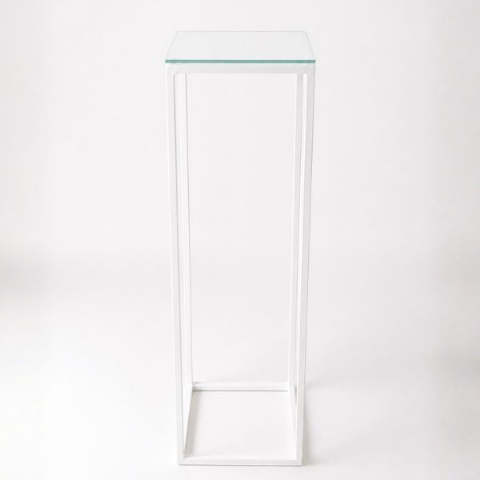 Tabletop Display Plinth - White