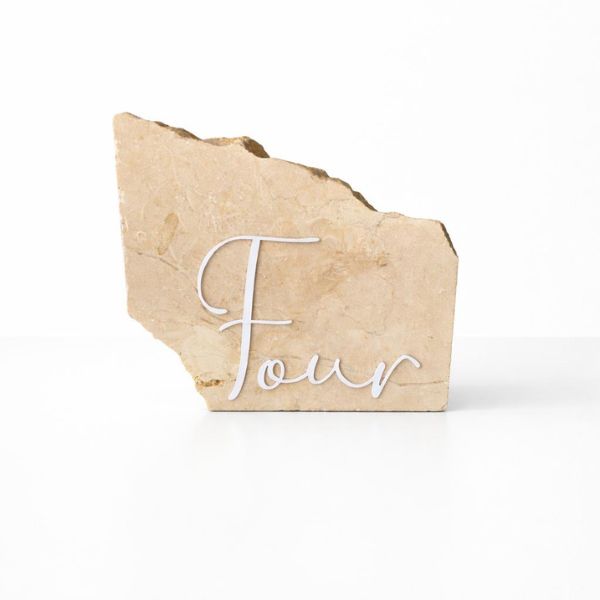 Marble Table Number
