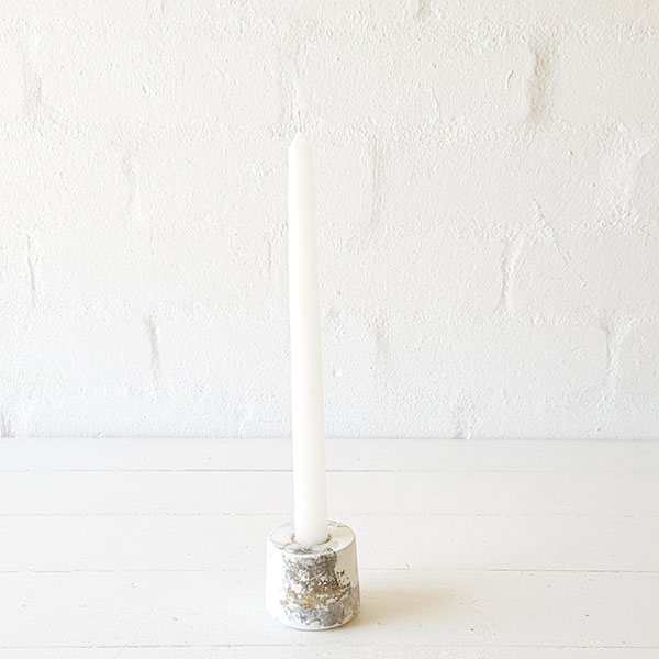 Marble Gold Candle Holder