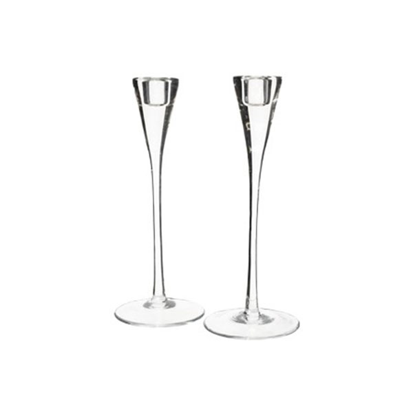 Modernist Glass Candle Stick