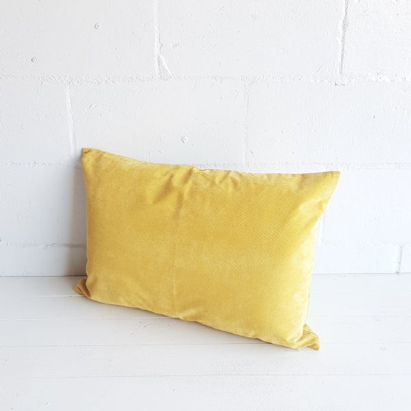 Suede Scatter Pillow - Mustard