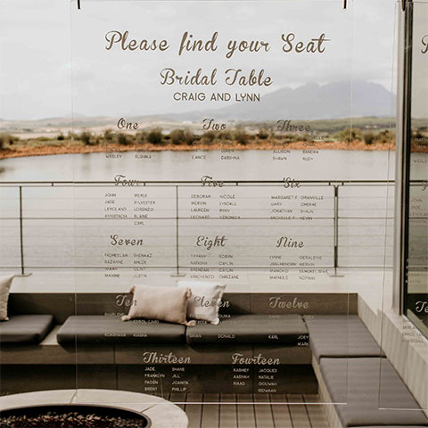 Perspex Signage - Clear