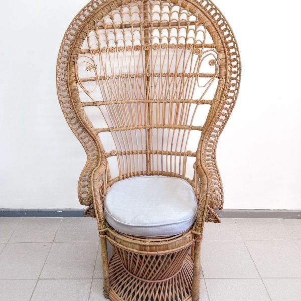 Princess Peacock Chair - Natural