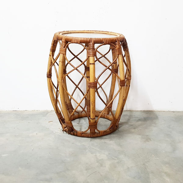 Rattan Side Table