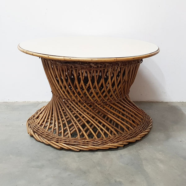 Rattan Twist Coffee Table