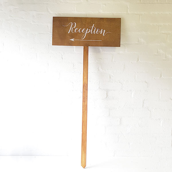 Reception Directional Signage 