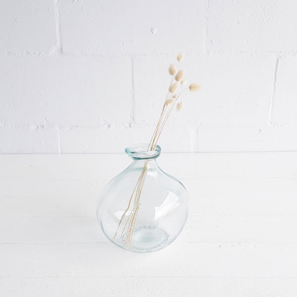 Recycled Bubble Vase - Mint