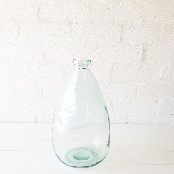Recycled Bottle Vase - Mint