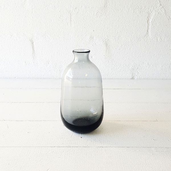 Tall Lip Bubble Budvase - Smokey Grey