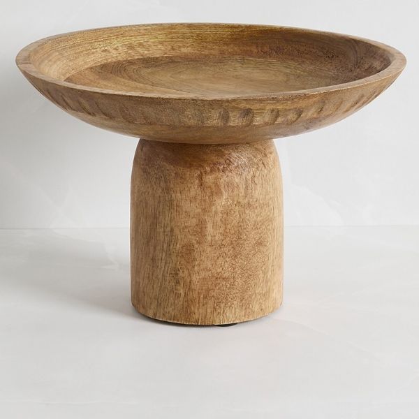 Mango Wood Tall Leg Display Tray 