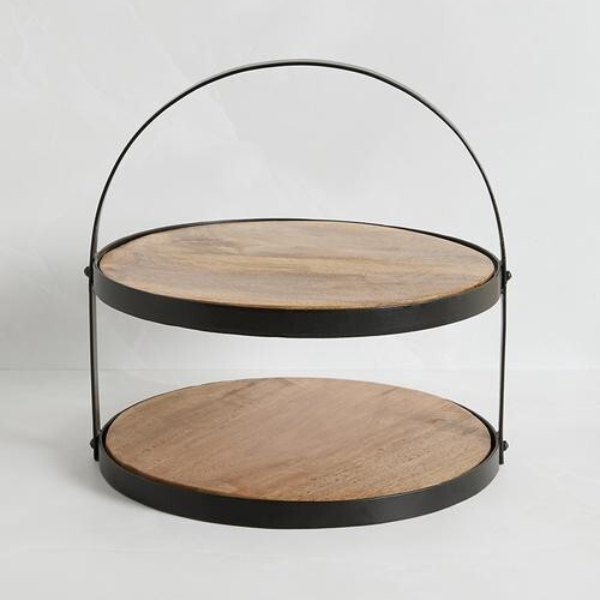 Two Tier Canape Display Tray  