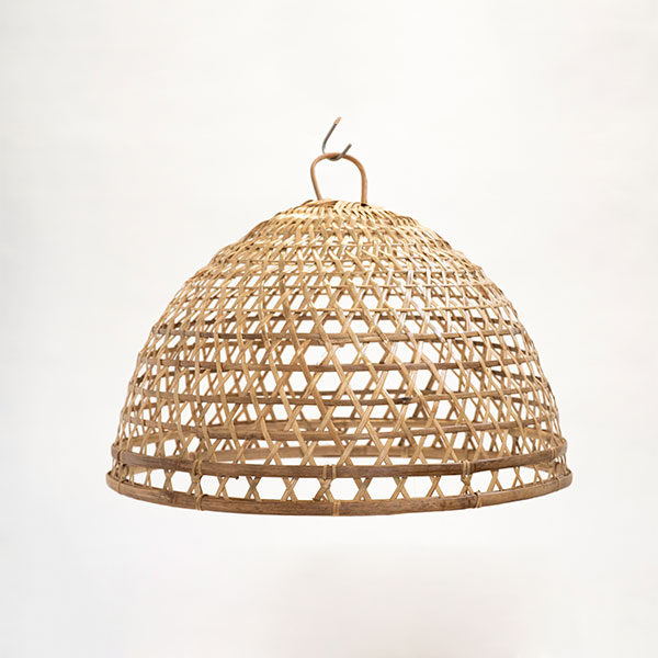 Woven Halfmoon Pendant Large