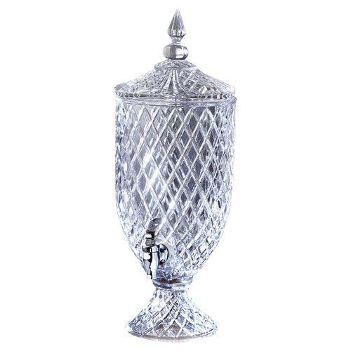 Goldinger Crystal Cut Dispenser - Round Foot