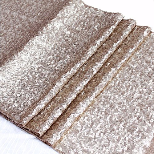 Sequin Runner - Champagne Blush