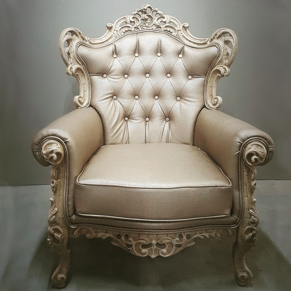 Gold Baroque Armchair