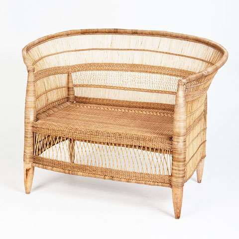 Malawi Woven Double Seater Natural