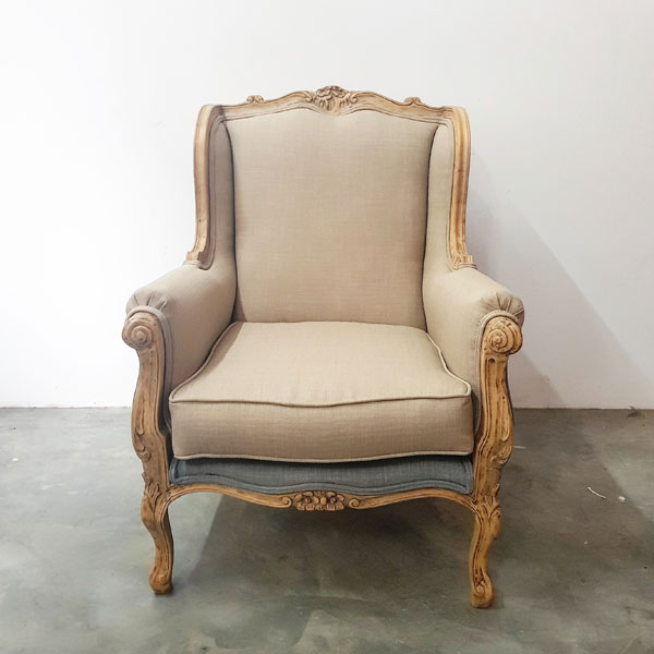 Two Shades French Arm Chair