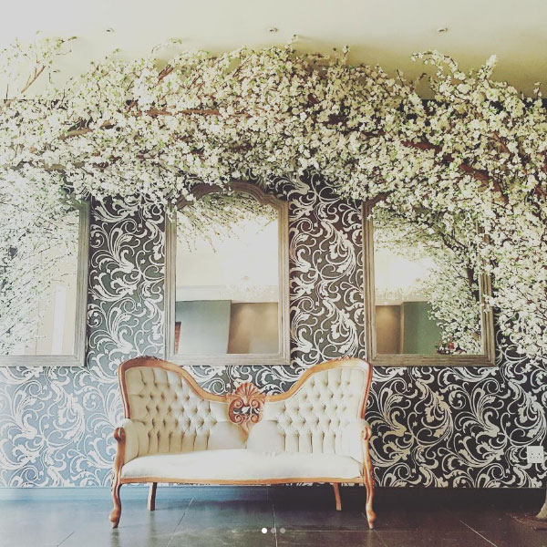 Peach Blossom Wedding Arch
