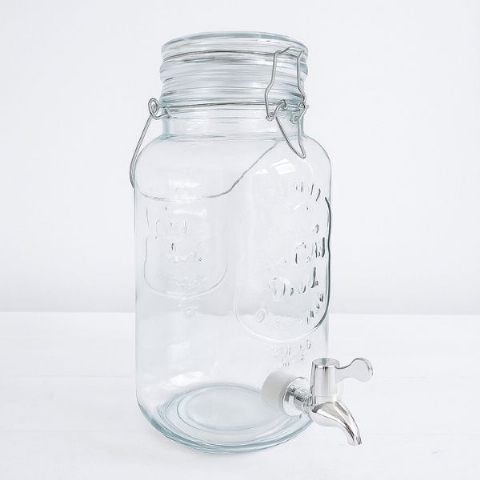 Mason Jar Beverage Dispenser - 4lt