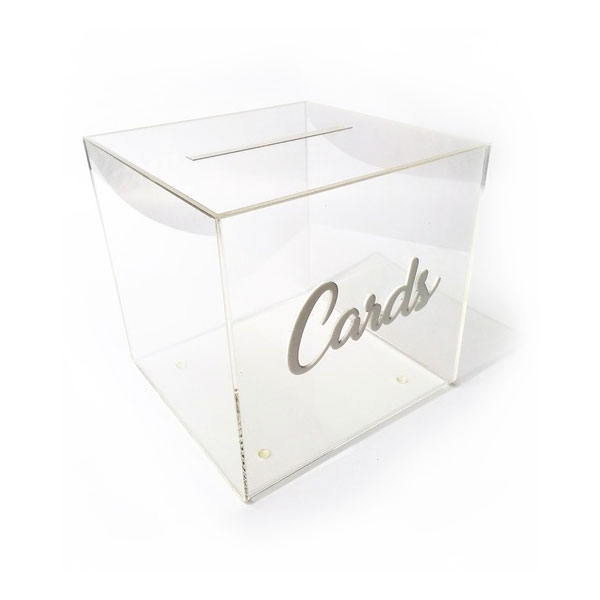Perspex Gift Card Box - Clear