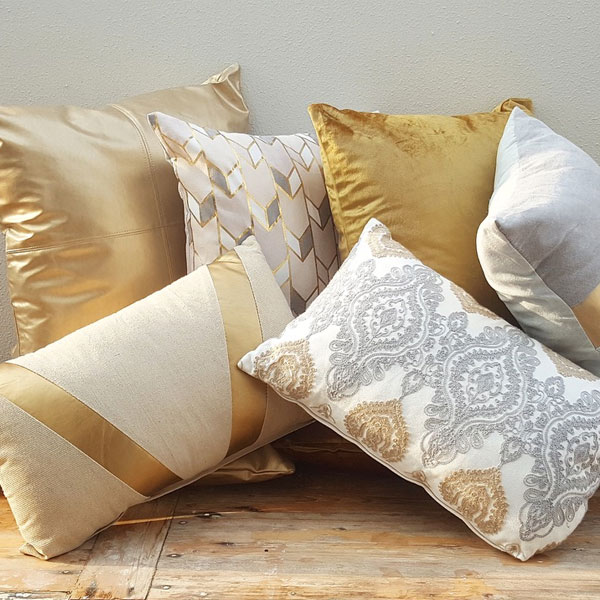 Scatter Pillows - Gold