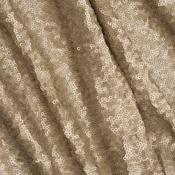 Sequin Tablecloth Champagne Gold 